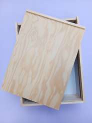 12.4064 Weinkiste für 3 Flaschen 34,5 x25x10 cm 