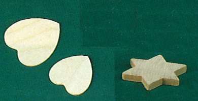 12.3726 Holzherz 4,5 cm Stärke 3mm 