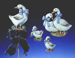 2000003 Giessform 4 Motive Gänse 