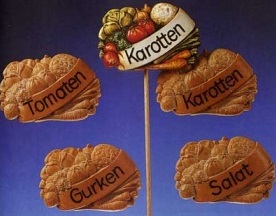 2000201 Giessform 4 Motive Beetst. Gemüse 