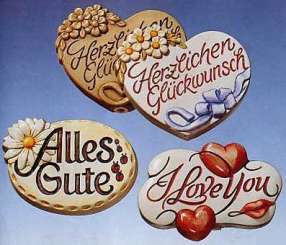 2000207 Giessform Glückwunschstecker 