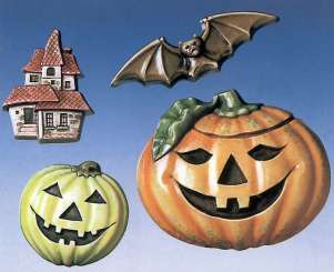 2000225 Giessform 4 Motive Halloween 