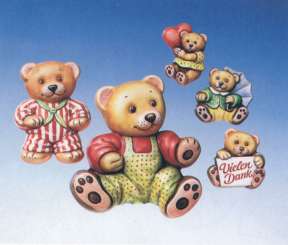 2000226 Giessform Lustige Bären 