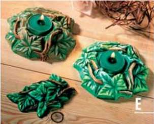 2000243 Giessform Kerzenhalter Efeu 