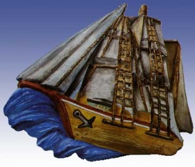 2000252 Giessform Schiff auf hoher See 