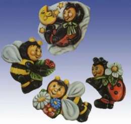 2000266 Giessform Bienen/Marienkäfer 