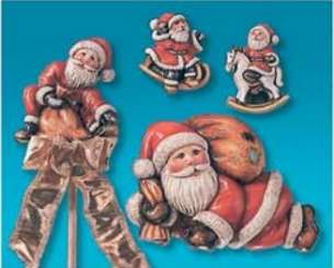 2002001 Giessform 4 Motive Nikoläuse 