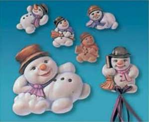 2002003 Giessform Lustige Schneemänner 