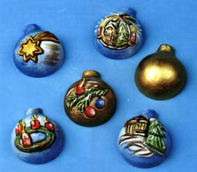 2002021 Giessorm 3D mini Weihnachtskugeln 