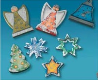 2002029 Giessform Weihnachts-Anhänger 