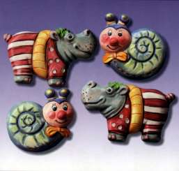 2006005 Giessform Schnecke/Nilpferd 