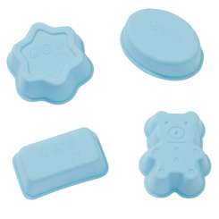 2007021 Silikonform Set I 4St. sort. 