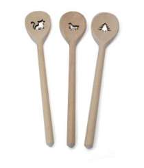 46.8035 Kochlöffel Katze 30cm, ovale Schale 