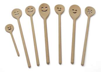 55.4466 Kinderkochlöffel Smily runde Schale16cm 