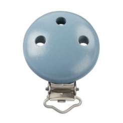 3260003 Schnulli-Ketten Clip 37 mm/11,5 mm blaugrau 