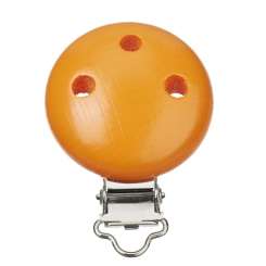 3260012 Schnulli-Ketten Clip 37x11.5mm aprikot 