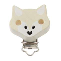 3260024 Schnulli-Clip Fuchs  37x11.5mm natur 