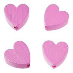 3260036 Schnulli-Herz 20x20x8mm 4St cyclam 