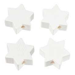 3260041 Schnulli-Stern 19.5x19.5x8mm 4St weiss 