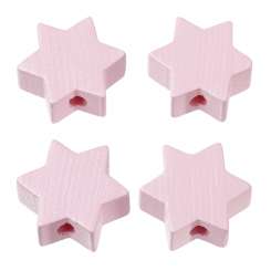 3260045 Schnulli-Stern 19.5x19.5x8mm 4St rosa 