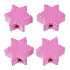 3260046 Schnulli-Stern 19.5x19.5x8mm 4St cyclam 