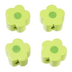 3260057 Schnulli-Blümchen 16x15.5x8mm 4St lemon 