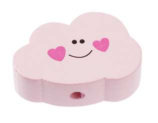 3260074 Schnulli-Wolke 30x20x10mm, 2St. rose 