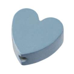 3260092 Schnulli-Herz, DL 3 mm blaugrau Btl. à 4 St. 
