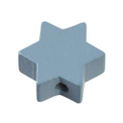 3260096 Schnulli-Stern, DL 3 mm blaugrau Btl. à 4 St. 
