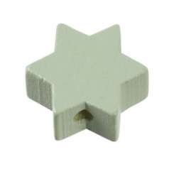 3260097 Schnulli-Stern, DL 3 mm eukalyptus Btl. à 4 St. 