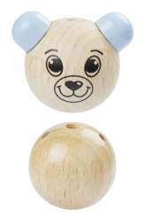 3260182 Schnulli-Bärenkopf m. Körper hblau 