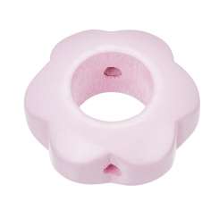 3260205 Schnulli-Blumenperle 29x12mm 2St rose 