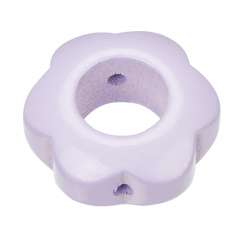 3260214 Schnulli-Blumenperle 29x12mm 2St flieder 