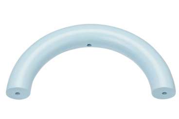 3260244 Schnulli-Halbring 100/14mm, 3 Bohrungen, hellblau 