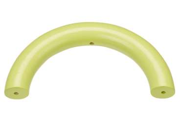 3260247 Schnulli-Halbring 100/14mm, 3 Bohrungen, lemon 