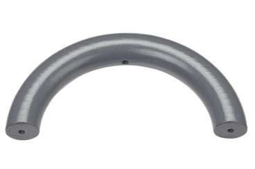 3260253 Schnulli-Halbring 100/14mm, 3 Bohrungen, grau 