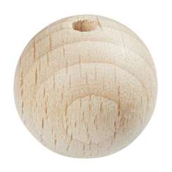 3260271 Schnulli-Holzperle 20mm Buche  6St 