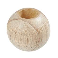 3260473 Schnulli-Perle 12mm Buche 10St 