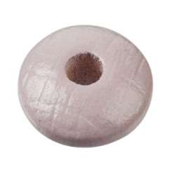 3260496 Schnulli-Holzlinse rund 10 x 5 mm puderrosa Btl. à 15 St. 