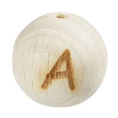 3260600 Schnulli-Kugel 12mm, A Buche  10St 