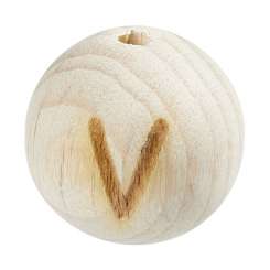 3260621 Schnulli-Kugel 12mm, V Buche  10St 