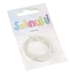 3260721 Schnulli-Kordel 1,8 mm weiss 1mtr 