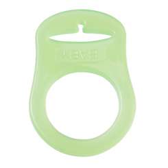 3260853 Schnulli-Silikonring,  grün 