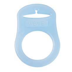 3260855 Schnulli-Silikonring, hellblau 