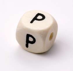 3260915 Schnulli-Buchstaben Würfel 10mm,  10St P 