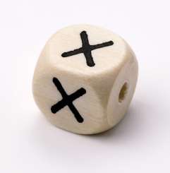 3260923 Schnulli-Buchstaben Würfel 10mm, 10St X 