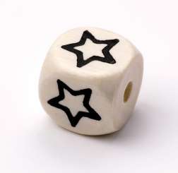 3260929 Schnulli-Stern-Würfel 10mm, 10St. 