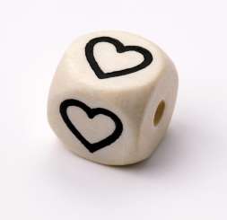 3260930 Schnulli-Herz-Würfel 10mm, 10St. 