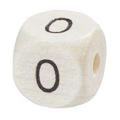 3260940 Schnulli-Zahlen 10mm-0 nat.hell 10x 