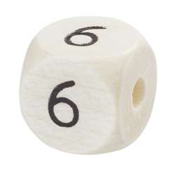 3260946 Schnulli-Zahlen 10mm-6 nat.hell 10x 